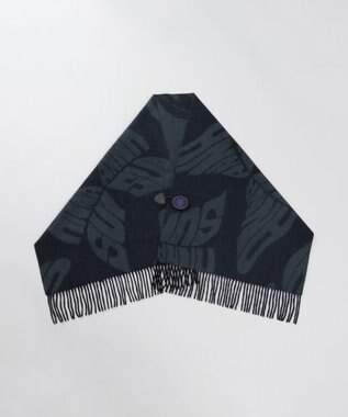 AURORA 【 ANNA SUI（アナ スイ）】ウールジャカードボタン付き羽織り(WASH)