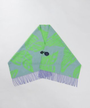 AURORA 【 ANNA SUI（アナ スイ）】ウールジャカードボタン付き羽織り(WASH)