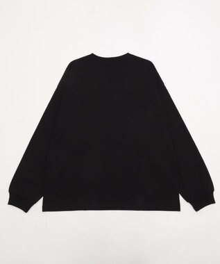 WEGO 【ユニセックス着用ITEM/MLサイズ展開】別注VISIONベアワンポイントT（LS） ブラック