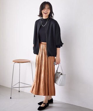 ANY ダンボールジップブルゾン ブラック