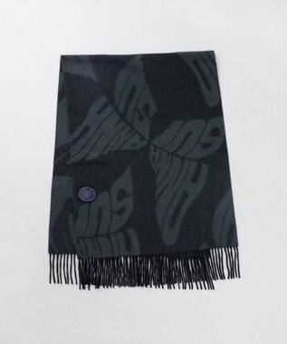 AURORA 【 ANNA SUI（アナ スイ）】ウールジャカードボタン付き羽織り(WASH) ブラック