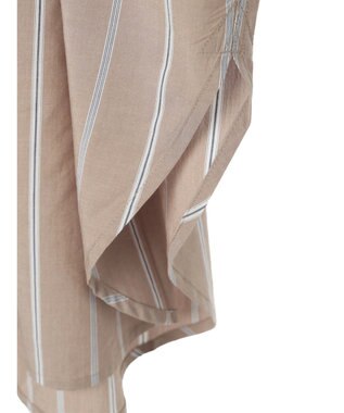 AMERICAN HOLIC バックギャザーシャツワンピース Stripe