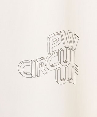 PW CIRCULUS 【MEN】アニマル フォト モックネック シャツ ホワイト系