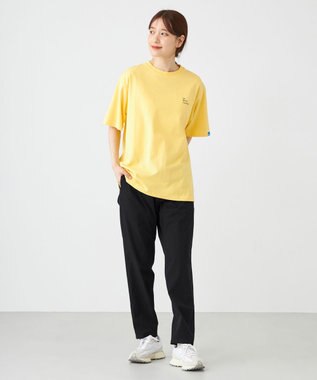 SHARE PARK LADIES 【EC限定カラーあり・UVカット・吸水速乾】カラフルロゴバックプリントＴシャツ イエロー系