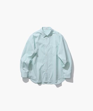 ATON WASHER OXFORD | ルーズフィットシャツ - UNISEX GREEN