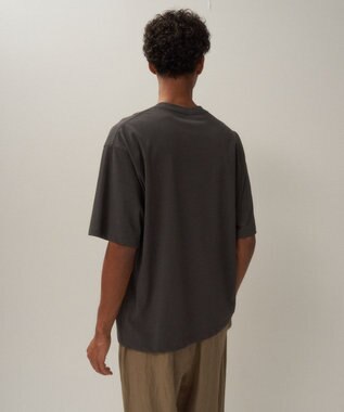 ATON FRESCA PLATE | ルーズフィットＴシャツ - UNISEX CHARCOAL GRAY