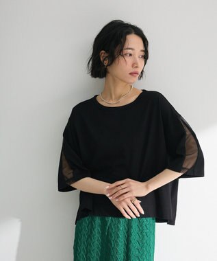 Green Parks 今年っぽチュールドッキングプルオーバー Black