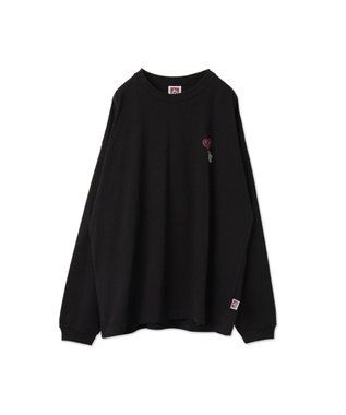 WEGO 【ユニセックス着用ITEM】別注ベンデイビスプランプロゴT（LS） ブラック