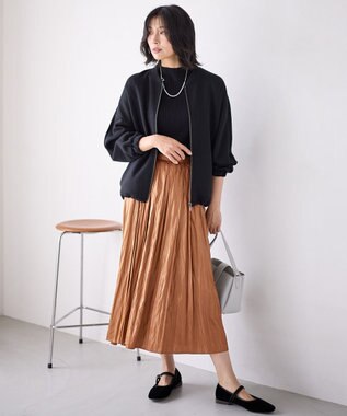 ANY ダンボールジップブルゾン ブラック