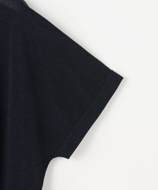 J.PRESS LADIES L COOL VIS/CO Vネック カーディガン ネイビー系