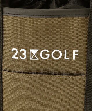 23区GOLF 【UNISEX】メランジシリーズ カートバッグ カーキ系