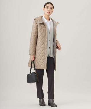 J.PRESS LADIES 【2way】レザー ショルダー バッグ ブラック系