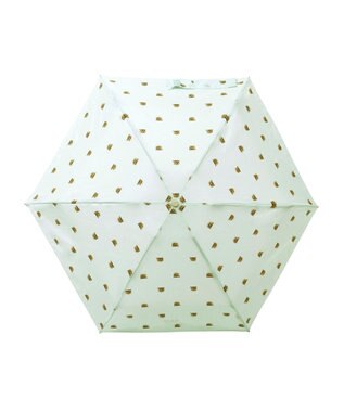 MOONBAT 【UVカット/コンパクト】ポール & ジョー (PAUL & JOE ACCESSOIRES) 折りたたみ雨傘 ドットヌネット ターコイズ