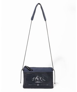 JOSEPH ABBOUD MOUNTAIN 【CREA掲載・軽量/ECO撥水/男女兼用】サコッシュ ネイビー系