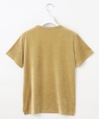 23区 L 【SLOW/一部店舗限定】半袖 ベロア TEE イエロー系