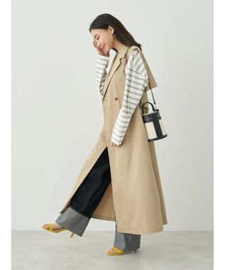 earth music&ecology ２ＷＡＹジレンチ Beige