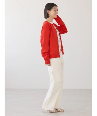 AMERICAN HOLIC エコカルットクルーネックカーディガン Red