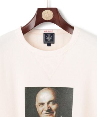 J.PRESS MEN 【J.PRESS ORIGINALS】Cotton Double Face Gazette Sweat Shirt / Japan Made アイボリー系