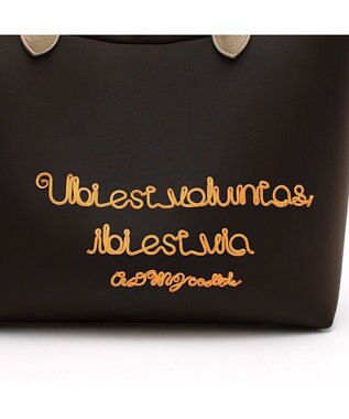 A.D.M.J. 【魔法の様に軽い】マジックライト/スパニッシュファブリックコード刺しゅうトート34cm マロン