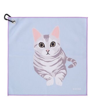 MOONBAT 【WEB限定】エスタ (estaa) くっつきタオル　ねこ