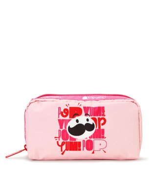 LeSportsac RECTANGULAR COSMETIC/プリングルズピンクレクタンギュラーコスメティック