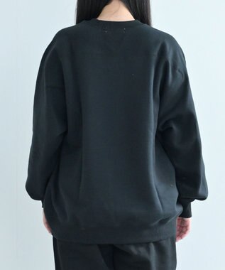 HAAG 裏起毛 SWEAT SHIRTS スウェット ブラック