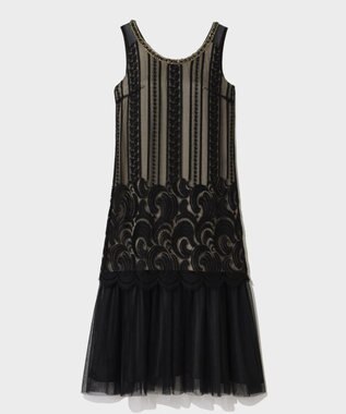 GRACE CONTINENTAL アールデコレースドレス ブラック