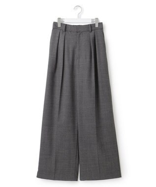 23区 【セットアップ対応】TWサキソニー タックワイド パンツ グレー系