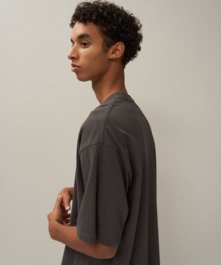 ATON FRESCA PLATE | ルーズフィットＴシャツ - UNISEX CHARCOAL GRAY