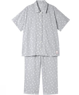 ワコール／睡眠科学 パジャマ 5分袖 半袖 8分丈 綿100%(本体) 【SOU・SOU（R）】 レディース YDT162 睡眠科学／ワコール