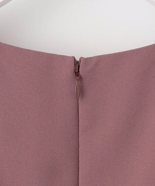 ANY SIS 【Lily Calin】レーススリーブタック ドレス モカピンク