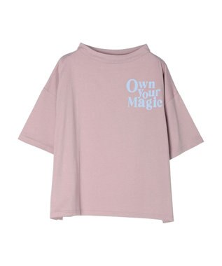 CRAFT STANDARD BOUTIQUE シルケット天竺　ロゴＰＴボトルネックＰＯ　５／Ｓ Lavender