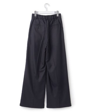 23区 【セットアップ対応】TWサキソニー タックワイド パンツ ネイビー系