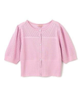 TOCCA 【洗える】MINI GAME CARDIGAN カーディガン ライトピンク系