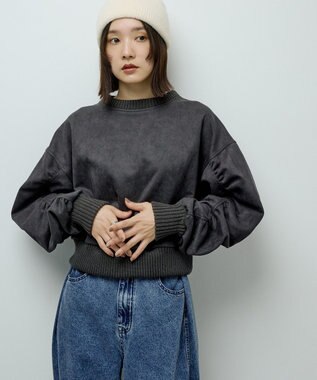 Green Parks ・ＥＬＥＮＣＡＲＥ　ＤＵＥ　スエードポンチプルオーハ Charcoal Gray