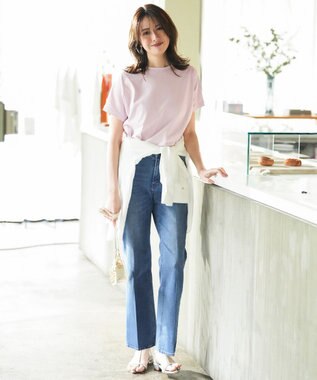 ANY SIS 【美ライン大人T】半袖 Tシャツ ピンク