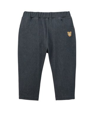 MIKI HOUSE HOT BISCUITS 【Everyday Series】ワンポイント ストレッチ10分丈パンツ