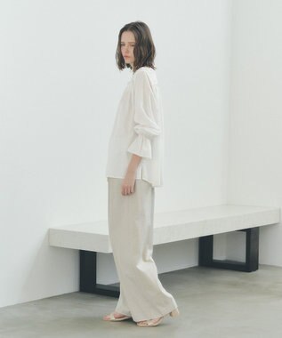 YECCA VECCA フラワーレースブラウス Off White