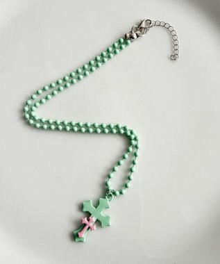 WEGO Lカラーダブルクロスネックレス
