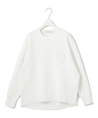 ICB 【洗える】ナンバリングカラーニット  プルオーバー オフホワイト系［ソウルナンバー９］