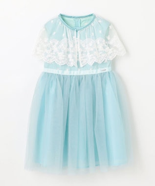組曲 KIDS 【110-140㎝】ケープセット ドレス ミントグリーン