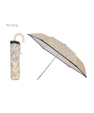 MOONBAT PAUL&JOE ACCESSOIRES(ポール＆ジョー アクセソワ) 折りたたみ傘 ドローイングヌネット＆ジプシー
