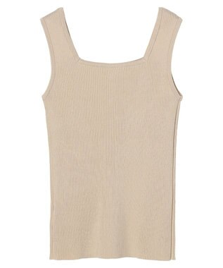 earth music&ecology リサイクルポリエステルブレンド２ＷＡＹタンクトップ Light Beige