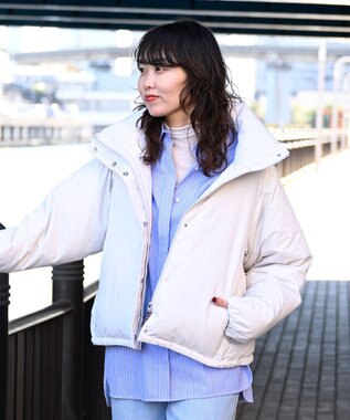 KWD 【日本製/高品質ダウン】STAND COLLAR DOWN BLOUSON ダウンブルゾン