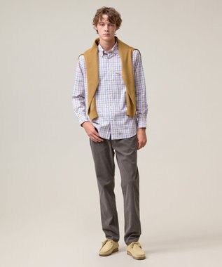 J.PRESS MEN 【SOMELOS / ソメロス】コットンオックス マルチチェックシャツ / B.D. ピンク系3