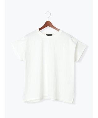 Te chichi 【接触冷感】ショルダータックTシャツ オフホワイト