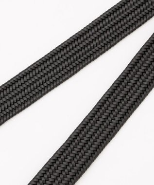 JOSEPH ABBOUD 【イタリア素材・ストレッチ・日本製】ストレッチレザー ベルト ブラック系