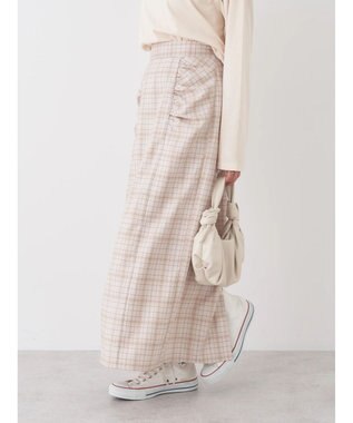 earth music&ecology ギャザーナロースカート