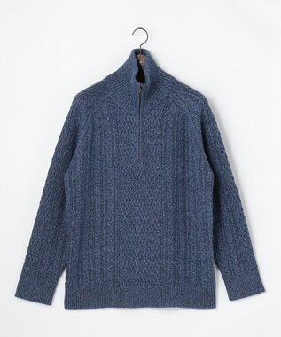 JOSEPH ABBOUD 【キングサイズ・柔らか】ラムコットンハイネックジップ セーター