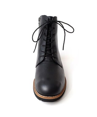 Pointer 本革レースアップブーツ ブラック